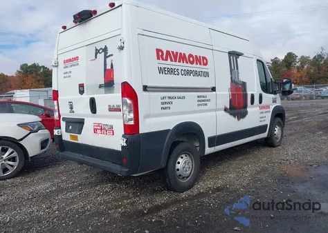 2022 Ram Promaster 2500 High Roof 136 Wb from USA, damaged, VIN 3C6LRVCG5NE110878